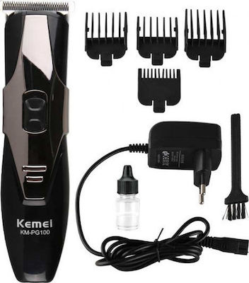 Kemei Rechargeable Hair Clipper Black KM-PG100