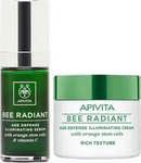 Apivita Set Bee Radiant Κρέμα Προσώπου Πλούσιας Υφής & Serum