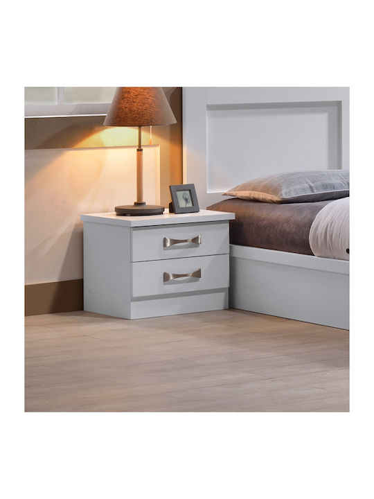 Nachttisch Life White 48x40x39cm