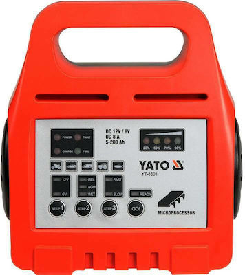 Yato Φορτιστής Μπαταρίας Αυτοκινήτου YT-8301