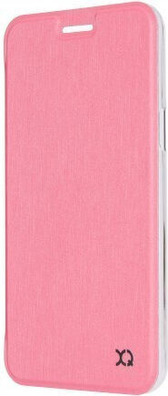 Xqisit Adour Book Δερματίνης Ροζ (Galaxy J3 2016)