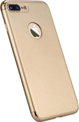 iPaky Electroplating 3-in-1 Umschlag Rückseite Kunststoff Gold (iPhone 8/7) 26460