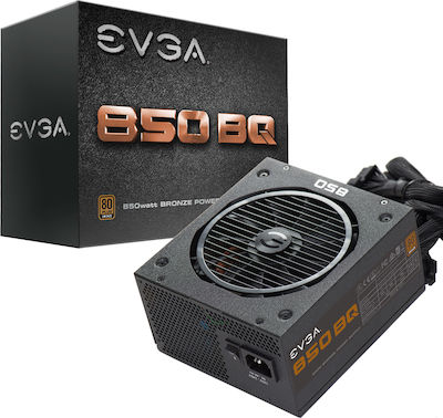 EVGA 850 BQ 850W Schwarz Computer-Netzteil Semi-Modular 80 Plus Bronze