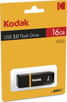 Kodak K103 16GB USB 3.0 Stick Μαύρο