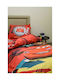 Homeline Kids Quilt Single McQueen Cars Red 165x245cm
