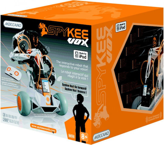 Meccano Metall-Bauspielzeug Spykee Vox für Kinder ab 8+ Jahre Jahren