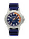 Nautica Kyw Watch Battery with Blue Rubber Strap