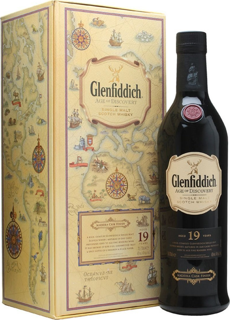 Glenfiddich Age of Discovery 19年 Glenfiddich Old Age Discovery Maderia Cask Finish Single Malt