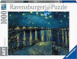 Puzzle Van Gogh Έναστρη Νύχτα Πάνω από τον Ρήνο 2D 1000 Κομμάτια
