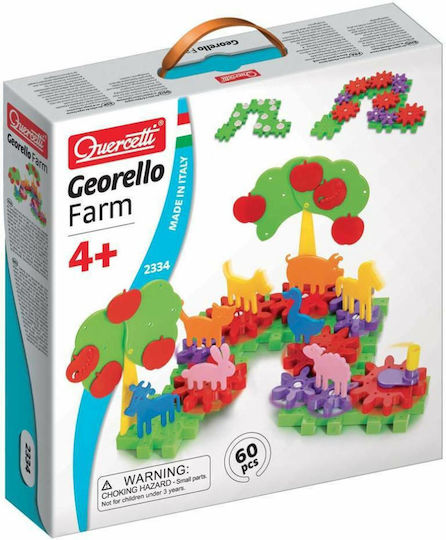 Quercetti Παιχνίδι Κατασκευών Πλαστικό Georello Farm για Παιδιά 4+ Ετών