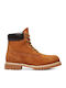 Premium 6inch Leather Brown Combat Boots Waterproof