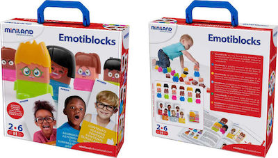 Miniland Baby-Spielzeug Emotiblocks für 24++ Monate