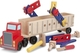 Melissa & Doug Παιχνίδι Κατασκευών Ξύλινo Μεγάλο Φορτηγό