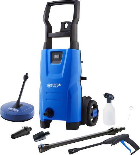 Nilfisk C 110.7-5 PC X-TRA Mașină de spălat cu presiune Electricitate 1400W cu Presiune 110bar și Pompa metalică