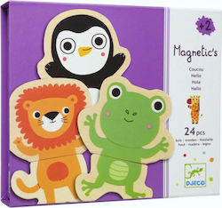 Djeco Magnetic Construction Toy Ζώα του Δάσους Kid 2++ years