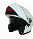 Corsa CF180 Flip-Up Helmet with Sun Visor ECE 22.05 White