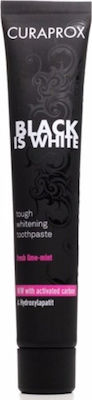Curaprox Black is White Tough Whitening Toothpaste with Activated Carbon for Whitening 90ml