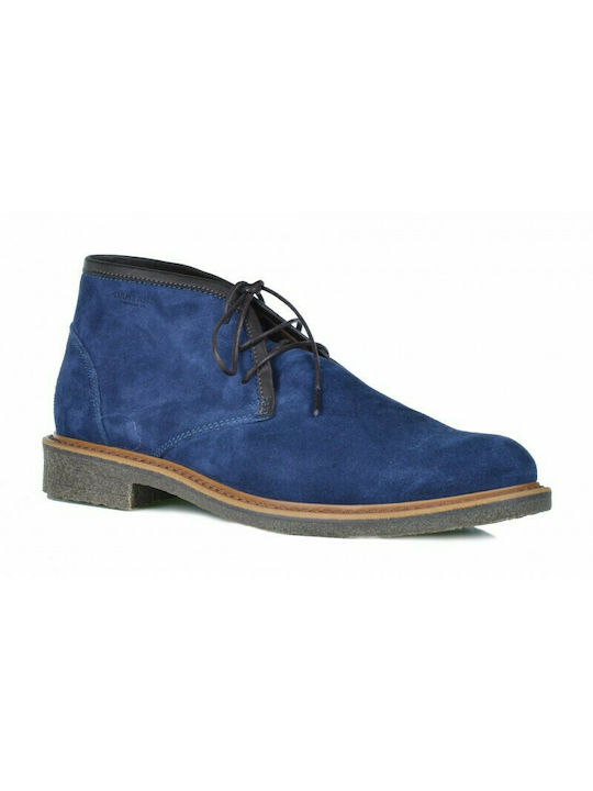 Damiani 550 Leather Blue Men's Boots