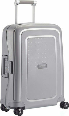 Samsonite S'Cure Spinner 55cm Silver Kabinenkoffer Hart Gray mit 4 Räder Höhe 55cm