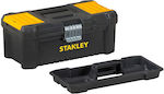 Stanley Essential Hand Toolbox Plastic with Tray Organiser W40.6xD21xH19.5cm