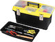 Stanley Jumbo Hand Tool Case Plastic with Tobacco Case Dimensions: W40.5xD25.4xH17.8cm