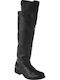 Elenross Leder Damenstiefel Black