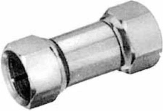 Ultimax Konverter F-Stecker männlich zu F-Stecker männlich Silber 5Stück V7234