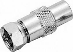 Ultimax V7238 Conector F Masculin în Coaxial Masculin 5 Bucăți Ultimax V7238 Conector F Masculin în Coaxial Masculin 5 Bucăți