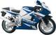 Bburago Suzuki GSX R750 1:18 Motorrad 1:18 für 3++ Jahre 51008