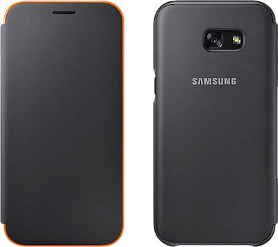 Samsung Neon Flip Cover Μαύρο (Galaxy A3 2017)