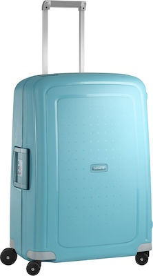 Samsonite S'Cure Spinner 69cm Aqua Blue Μεσαία Βαλίτσα με ύψος 75cm σε Τιρκουάζ χρώμα