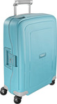 Samsonite S'cure Spinner 55/20 Cabin Travel Suitcase Hard Turquoise with 4 Wheels Height 55cm.