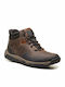 Clarks Wallbeck Men's Leather Boots Brown