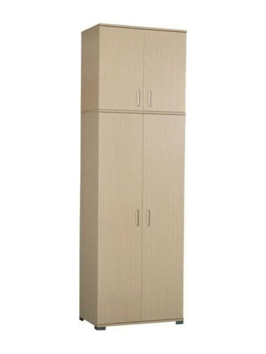 Double Door with Loft 80x48x72cm Brown