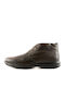 Boxer Men's Leather Boots Brown