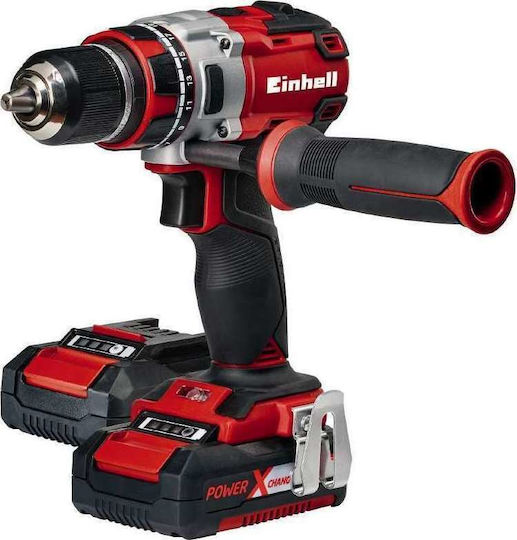 Einhell TE-CD 18 Li BL Δραπανοκατσάβιδο Μπαταρίας Brushless 18V 2x2Ah