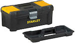 Stanley Essential Hand Toolbox Plastic with Tray Organiser W32xD19xH13cm