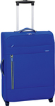 Diplomat Mittlerer Koffer Weich Blau mit 2 Räder Höhe 61cm