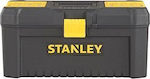 Stanley Essential Hand Toolbox Plastic with Tray Organiser W41xD21xH19.5cm