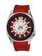 Casio Часовник Батерия с Червен Каучукова каишка