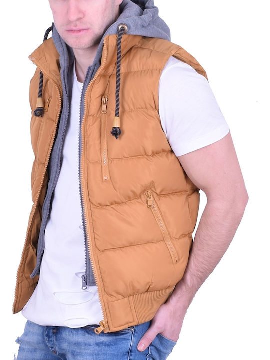 Sleeveless vest with hood Crocodile Crocodile