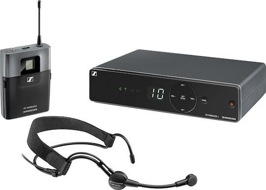 Sennheiser XSW 1-ME3-B Σετ Ασύρματο Πυκνωτικό Μικρόφωνο Κεφαλής, Ζώνης για Φωνητικά