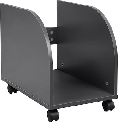 HomeMarkt Floor Computer Stand with Casters Gray (HM2030.01)