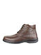 Boxer Leather Brown Men's Boots Anatomical