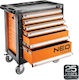 Neo Tools Wheeled Metallic Tool Carrier with 6 Drawers W77xD46xH87cm 422276
