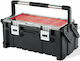 Keter Cantilever Hand Tool Case Plastic with Tobacco Case Dimensions: W56.7xD31.4xH24.5cm