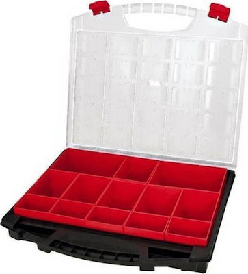 Tayg 430/80/13 Organizator pentru Compartimentul de Unelte 13 Locuri cu Cutii Detașabile Roșie 43x37x8.5cm.