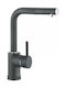 Macart Granite 105 Kitchen Faucet Counter with Pull-Out Spray Black
