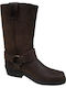 Leather Brown Men's Boots