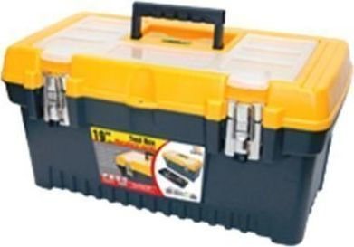 Asrin Hand Toolbox Plastic with Tray Organiser W48xD26xH24cm ASR-2077